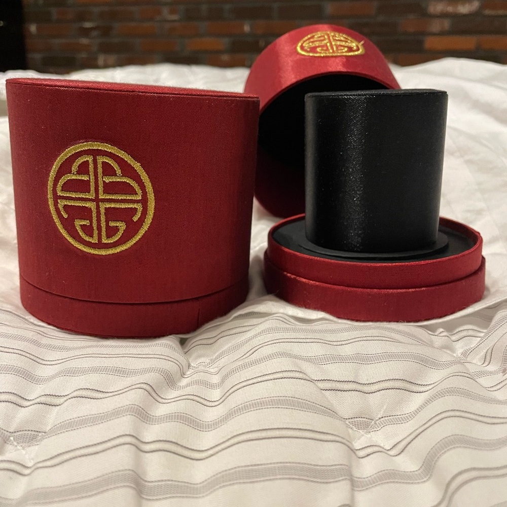 BUDHAGIRL SILK CANISTER BOX WITH INSERT
